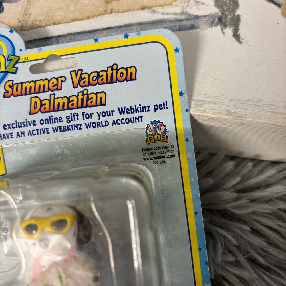 NWT NIP Ganz Webkinz Summer Vacation Dalmatian Toy Figurine Unused Code Bikini - Picture 3 of 13